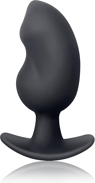 FST Silicone Butt Plug Anal Dilator Wearable Butt Plug with Ergonomic Anchor Tail Anal Dildo for Prostate Massage and Masturbation Anal Sex Toys in 5 Sizes for Women Men Beginners and Advanced (M)