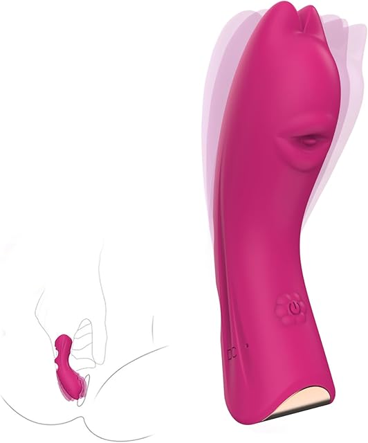 Cat Finger Vibrator - 10 Speeds Vibrating Finger Sex Toy for Women, G-Spot & Clitoral Stimulator, Mini Vibrator Portable Couples Sex Toys, Female Adult Sex Toys Juguetes Sexuales(Red)