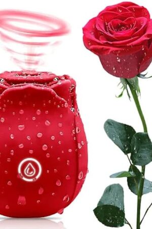 Discreet Shipping: Clitioral Sucker Vibrates,Suction Viboators for Woman,Rose Adult Tool for Women Viboators Toys Rose Vibratoar 2025 Newly Rose Toy Suction Tool 10 Speeds (Ruby Red)