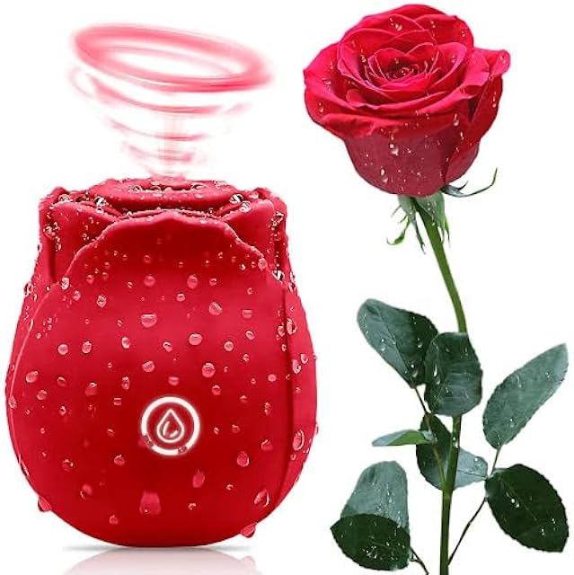 Discreet Shipping: Clitioral Sucker Vibrates,Suction Viboators for Woman,Rose Adult Tool for Women Viboators Toys Rose Vibratoar 2025 Newly Rose Toy Suction Tool 10 Speeds (Ruby Red)