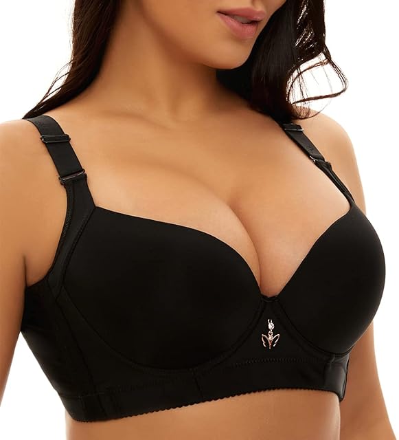 Women Seamless Push Up Bra Padded Soft Underwire T-Shirt Bras 32A-46DD