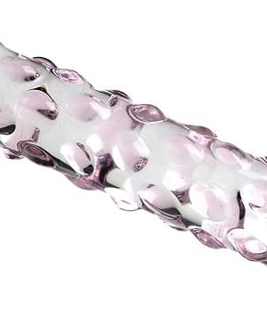 Double Ended Glass Dildo Adult Sex Toys for Couples, Realistic Dildos Crystal Clear Dildo Male Sex Toy with Massage Particle, 689" Double Sided Dildo Anal Dildo Adult Sex Toy for Men Women