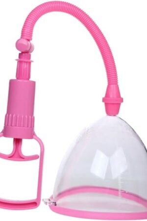 Honeypleasures Manual Breast Pump Suction Vacuum Cupping Nipple Enlargement Enlarger for Females Women Pink