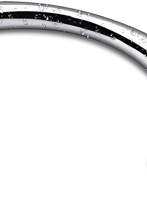 Double-Ended Dildo, Massage Wand Sex Anal Plug G Spot Metal Anal Bead, Solid Metal Curved Dual Ended Masturbation Adult Sex Toy for Couple (Small)