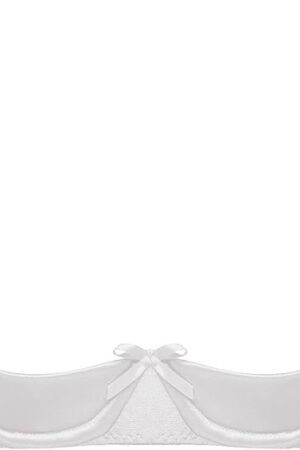 Womens Sexy Shiny Satin Lingerie Underwire 1/4 Cups Push Up Balconette Bra Tops Underwear