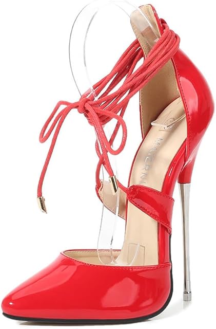 F&A LOVING Men's Women's Super High Heel Pointed Sexy Fetish High Heels drag queen Heel crossdresser shoes