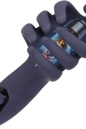 Finger-Shaped Male Masturbator Stroker, Dark Blue Male Penis Vibrator with LCD Display & 9 Vibrating Modes, Tentacle Adult Sex Toy for Men