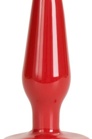 Doc Johnson Red Boy - Medium Butt Plug - 5.5 in. Long and 1.6 in. Wide - Prostate Stimulating Anal Toy - For Beginner and Intermediate Anal Players
