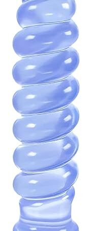 9 Inch Butt Plug Anal Threaded Anal Plug for Anal Sex Dildo, Long Anal Sex Toys with Suction Cup Anal Plug Adult Sex Toys for Men Women Couples - Blue