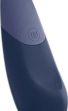 Womanizer Vibe Lay On Clitoris Vibrator for Women | Silent Clit Stimulation Adult Toys | Vibrating Sex Toy | Clitoral Stimulator for Woman with 10 Patterns & Speeds | Waterproof & Rechargeable | Blue