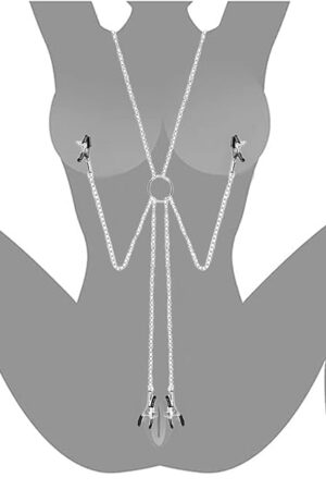 Adjustable Nipple Toys, Nipple Clamps for Women Non Piercing Beginner Nipplerings Clip, BDSM Nipple & Clit Clamp Adult Sex Toys & Games for Couples Bondage