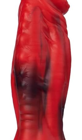 Generic 2.83"" Diameter Thick Monster Anal Dildo, Huge Realistic Dildo with Strong Suction Cup,Anal Doll Ass G-spot Dildo for Advanced Player, Anal Sex Toys Giant Dildo for Women Men. (M), Red