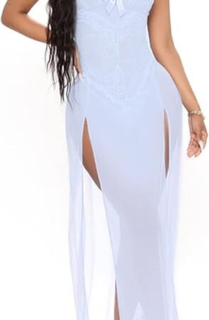 Women Lingerie Babydoll Sexy Nightgown Lace Chemise Exotic Sleepwear Nighty