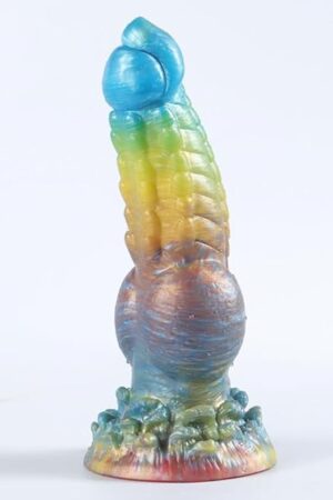 8.6 Inch Knotted Dragon Dildo: Magical Dragon Knot, Fantasy Animal Dildo, Monster Dildo, LOSSSLESS Artistic Fantasies Series. Non-Porous Silicone, Sex Toy with Strong Suction Cup.