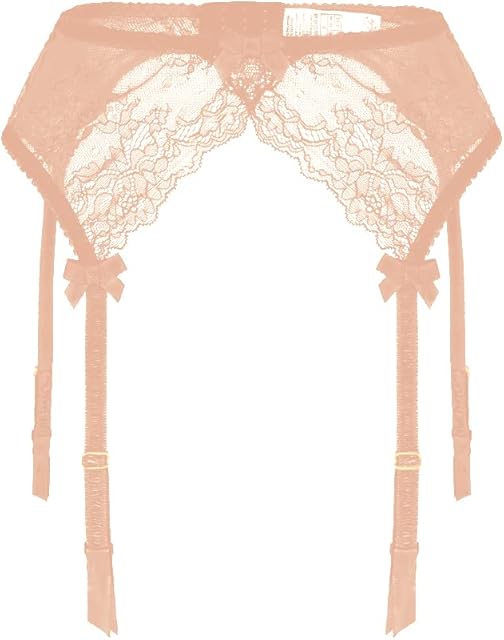 Women Lace Garter Belt Sexy Suspender Belts for Thigh High Stockings