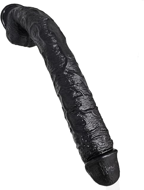 Dildo Sex Toys 16.5" Realistic Anal Plug with Strong Suction Cup, Dildos Prostate Massager