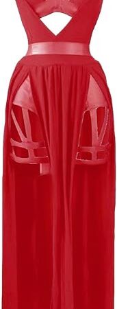 Womens Plus Size Strappy Lingerie Nightgown Sexy V Neck High Slit Babydoll Chemise Naughty Sleepwear