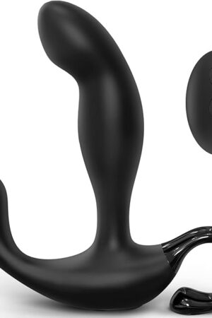 Wave Motion Vibrating Prostate Massager Sex Toy Anal Vibrator with 10 Wave Motion & 10 Vibration Modes, Remote Controlled Anal Plug Adult Sex Toys for Men Women