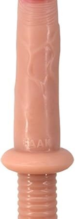 13.38inch Female Realistic Dildo with Handle, Waterproof Female G Spot Dildo Adult Sex Toy for Women - Skin Color