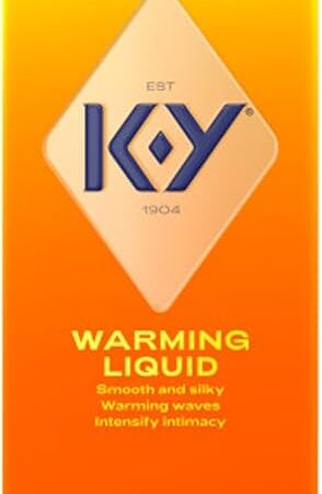 K-Y Warming Liquid Lube, Sensorial Personal Lubricant, Glycerin Based Formula, Safe to Use with Latex Condoms, for Men, Women and Couples, 2.4 FL OZ