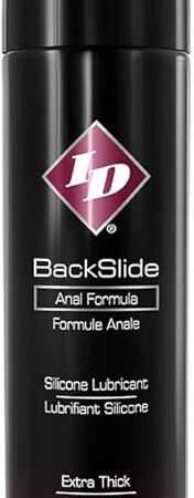 ID Lubricants Backslide Personal Lubricant Anal Lube Silicone Bottle, Black_backslide, 4.4 Fl Oz,1 Count, (BCK-04)