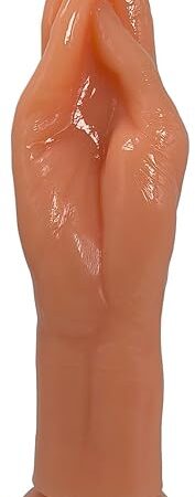 Fist Realistic Hand Dildo Anal Plug,Large Anal Fisting Analdildo with Strong Suction Cup Flexible Fisting Dildo Anal Trainer Sex Toy for Women Men Anal Stretching Butt Plug PMZLHFD (Skin Color)