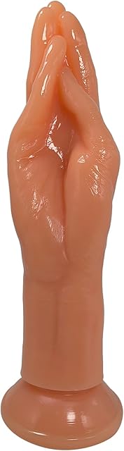 Fist Realistic Hand Dildo Anal Plug,Large Anal Fisting Analdildo with Strong Suction Cup Flexible Fisting Dildo Anal Trainer Sex Toy for Women Men Anal Stretching Butt Plug PMZLHFD (Skin Color)