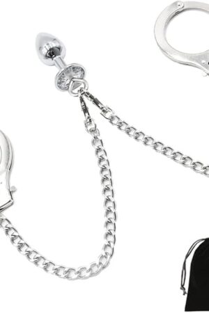 Butt Plush Plug Sex Heart Bell Anales Toy Plug Anal Butt Plug Sex Heart Metal Bell Anal Butt Plug for Sex Heart Shape Crystal Butt Plug with Traction with Bag