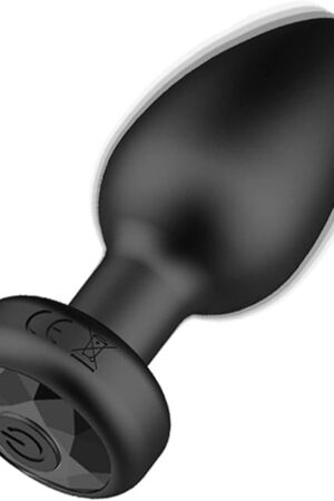 APP Anal Expansion Butt Plug Vibrating Silicone Anal Plug with Jewel Base Vibration Anal Butt Plug Sex Toys