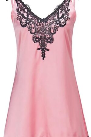 13 Going On 30 Cosplay Costume Sleepwear Dress Women's Sexy Lace Satin Lingerie Jenna Pink Nightgown