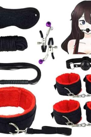 BDSM Sex Bed Bondage Restraints Kit Set Toy Thigh Restraints Bondage Gear & Accessories Sex Handcuffs Hand Cuff Set for Adults Bedroom Sex Resistance Bands Women Queen Bed Straps Adult Play Sweater