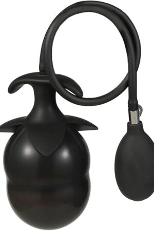 Inflatable Anal Plug Sex Toy - Silicone Butt Plug with Three Solid Petal Expand Anal Trainer Masturbation Anus Prostate Massager Balloon Pump Stimulator for Men Women