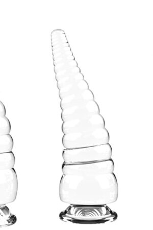 3 Pieces Large Butt Plug for Women Men Threaded Anal Training Set for Beginners Adult Sex Toy Prostate Massage Stimulator Octopus Tentacle Shaped Anal Plugs for Couple (Transparent)