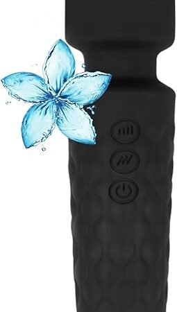 Clitoral Stimulator Female Adult Sex Toys 360-Degree Rotation Clit Stimulator Vibrator Quiet Waterproof Rechargeable Mini Massager 20 Modes of 8 Speed Power Motors Gift for Women (Black)