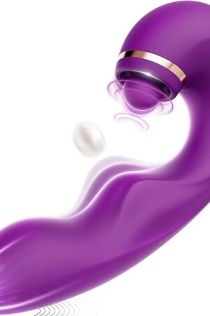 Dildo Vibrators Women Sex Toys - 3in1 Dildos for Women Thrusting G spot Vibrator with 10 Vibrating 5 Tapping, Adult Sex Toys for Clitoral Nipple Anal Stimulation Female Couples Adult Toy Sex Machine