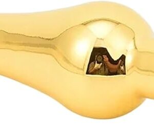 Golden Stainless Steel Anal Plug Crystal Metal Butt Plug Stimulator Anal Sex Toys for Couples Massager Dildo(L-4cm)