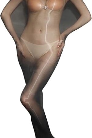 Women'S Bodystocking Body Stockings For Women Sexy Full Body Stocking Oil Shiny Body Stocking