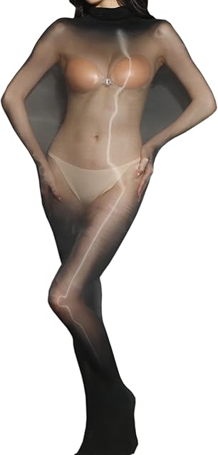 Women'S Bodystocking Body Stockings For Women Sexy Full Body Stocking Oil Shiny Body Stocking
