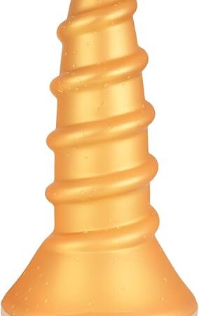 9.05in Extra Large Anal Plug Huge Buttplug Anal Toys for Beginners Thrusting Dildo with Strong Suction Cup for Hands-Free Play Silicone Adult Sex Toys for Women Men Couple Gay (S)