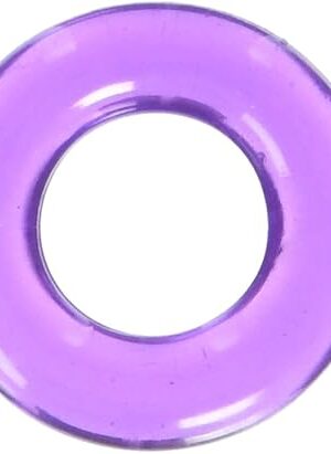 Heart 2 Heart Cock Ring Elastomer, Purple, Small