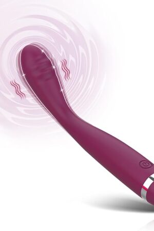 G Spot Stimulator Vibrator Sex Toys, 8 Seconds to Climax 10 Vibration Modes Finger Shaped Waterproof Vibrating, for Women Clit Nipple Anal Female Solo Personal Massagers Adult Toys, Rose Red