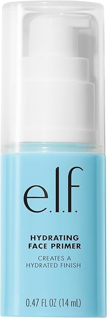 elf Hydrating Face Primer, Makeup Primer For Flawless, Smooth Skin & Long-Lasting Makeup, Fills In Pores & Fine Lines, Vegan & Cruelty-free, Small