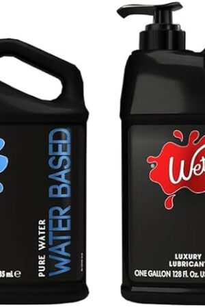 Wet Silicone & Water-Based Duo, 128oz Each (Pack of 2)