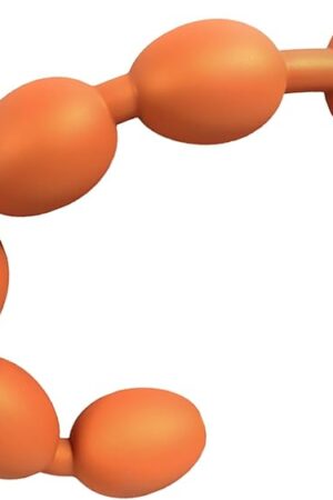 1654 Inch Eggs Shape Pull Beads Prostate Massage Liquid Silicone Toy, Extra Long Anal Plug Adult Sex Toys for Women and Men - L