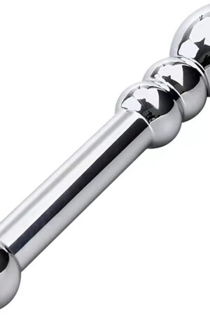 Dual-Head Dildo G-Spot & Clitoral Stimulator | Metal Pleasure Wand for Anal Massage & Sensual Play | Anal Sex Toys for Couples & Solo Use (PD-155)