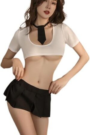 Women's sexy cosplay student uniform Japanese anime cute JK short skirt underwear