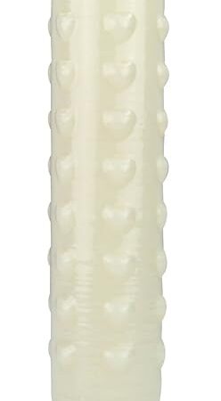 LeLuv Dildo 7 Inch Length Mr. Hearty 3D Printed Slim - Glow in The Dark (Glow in The Dark)