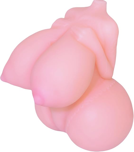 Anime Mini Sex Doll for Men Sex Toy with Lace Realistic Pocket Pussy Ass Onahole, Pink Papaya Big Boob Sex Toy for Male Masturbator