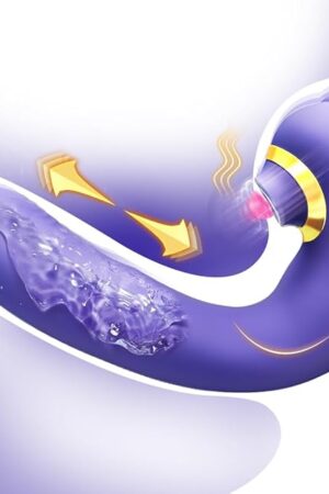 G Spot Vibrator Sex Toys - Thrusting Vibrator and Clitoral Tapping Dual Stimulation Vibrator with 7?7 Modes Magnetic Charging Dock Waterproof Adult Toys for Female and Couples