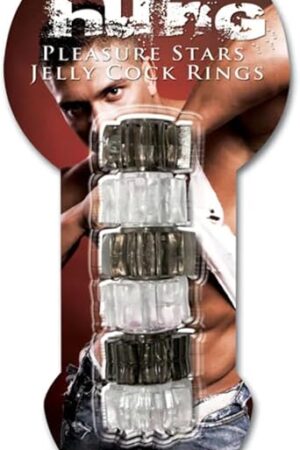 Hung Pleasure Stars Jelly Cock Rings
